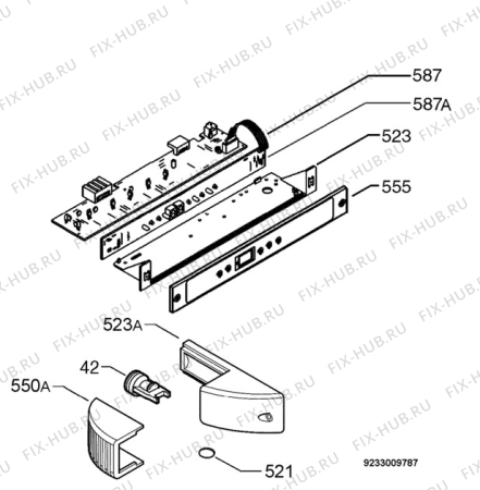 Взрыв-схема холодильника Aeg Electrolux SK98845-4 - Схема узла Diffusor